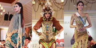 FOTO Cantik Deretan Busana Bunga Jelitha Untuk Miss Universe 2017