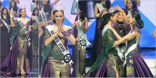 FOTO Cantik Kezia Roslin Saat Pakai Mahkota Puteri Indonesia 2016