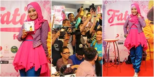 Foto Cantiknya Fatin Shidqia Saat Rilis Album FATIN FOR YOU