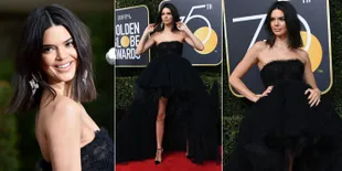 FOTO: Cantiknya Kendall Jenner di Red Carpet Golden Globes 2018