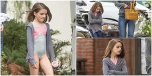 FOTO: Cantiknya Suri Cruise Saat Latihan Dance, Princess Cilik