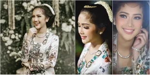 FOTO: Cantiknya Tistha Nurma Calon Istri Afif Kalla Pakai Kebaya