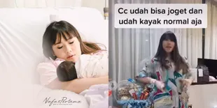 Foto Cherly Juno Eks Cherrybelle, Baru Lahiran Lewat Operasi Caesar Langsung Goyang TikTok dan Tak Merasa Sakit
