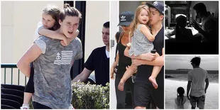 FOTO: Cium Hingga Peluk, Bukti Brooklyn Sayang Harper Beckham