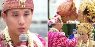FOTO Ciuman - Nangis, Momen Haru Akad Nikah Putri Titian & Junior