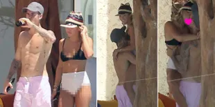 FOTO: Ciuman Hot, Justin Bieber - Sofia Richie Semesra Bulan Madu