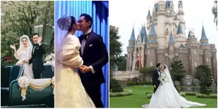 FOTO Ciuman Mesra Sandra Dewi - Harvey di Disneyland, Romantis