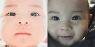 Foto Close Up Baby Nastusha, Gemesin Bikin Harimu Cerah 