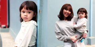 FOTO: Cute! Protes, Ini Kata-Kata Gempi Ketika Gisel Sibuk Kerja