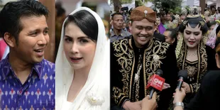FOTO: Datang Bareng Suami, Arumi Bachsin Puji Pernikahan Kahiyang