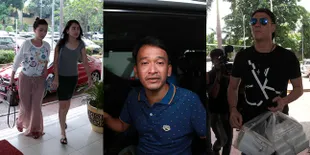 FOTO: Datang Jenguk Julia Perez, Para Selebriti Ini Hindari Media