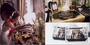 FOTO: Dekorasi Mewah Bridal Shower Chelsea Olivia, Cantik Elegan!