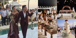 FOTO: Dekorasi Romantis Resepsi Raisa & Hamish Daud di Bali