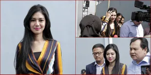 FOTO: Della Perez Ungkap Alasan Dirinya Dipanggil ke Polda Jatim