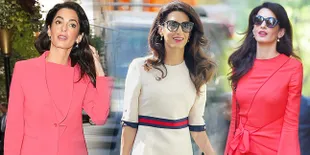 FOTO: Detail Fashion Mewah Amal Clooney, Serba Branded & Mahal!
