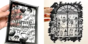 FOTO: Detail Handmade Paper Cuttings Yang Satu Ini Bikin Takjub!