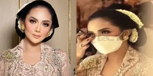 Foto Detail Makeup Krisdayanti di Akad Nikah Aurel - Atta, Pakai Sanggul Khusus Ibu yang Menikahkan Anaknya