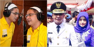 [Foto] Detik-Detik Jadi Wakil Walikota, Pasha Ungu Masih Rekaman