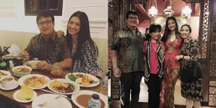 FOTO: Dinner Bareng Ortu, Raline Shah Cantik Elegan Pakai Kebaya