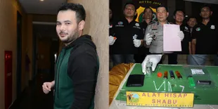 FOTO Ditangkap, Berikut Barang Bukti Ridho Rhoma Konsumsi Narkoba