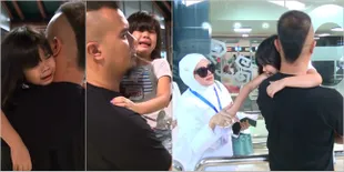 FOTO: Ditinggal Mulan Jameela Umrah, Safeea Nangis Dipeluk Dhani