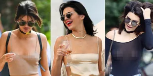 FOTO: Doyan Lepas Bra, Kendall Jenner Ketagihan Pamer Area Intim