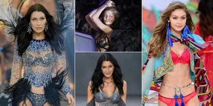 FOTO: Duel Lingerie Bella & Gigi Hadid di VSFS 2016, Cantik Mana?