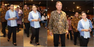 Foto: Dukung Penuh, Menteri Luar Negeri Tonton NEGERI VAN ORANJE