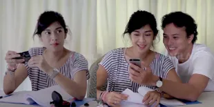 FOTO: Eksklusif! Mesra, Cinta dan Rangga Akhirnya Ketemu di Jogja