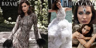 FOTO: Eksotis & Cantiknya Bella Hadid di Pemotretan Terbaru