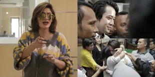 FOTO: Ekspresi Hilda Vitria Setelah Kriss Hatta Dinyatakan Bebas