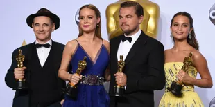 FOTO: Ekspresi Kemenangan Para Pemenang Oscar 2016, Penuh Haru!