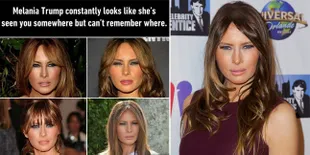 FOTO: Ekspresi Selalu Sama, Ada Apa Dengan Wajah Melania Trump?