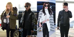 FOTO: Fashion Airport Para Bintang Yang Siap Guncang 'MAMA 2015'