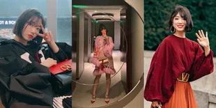 FOTO Fashion Elegan Valentino Park Shin Hye di Paris Fashion Week