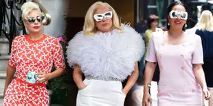 FOTO: Fashion Jalanan ala Lady Gaga, Super Glamor & Mewah!