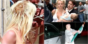 Foto-Foto & Momen Memalukan Britney Spears, Mabuk - Nikah 55 Jam