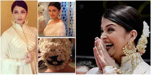 Foto-Foto Aishwarya Rai Bersari Putih, Bikin Hatimu Klepek-Klepek