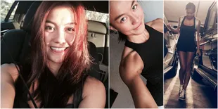 Foto-Foto Bukti Agnes Monica Tetap Cantik Meski Tanpa Makeup