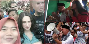 Foto-Foto Hits Mulan Jameela Saat Setia Temani Dhani Kampanye