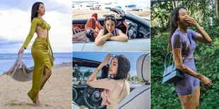 Foto-Foto Hot Anya Geraldine Liburan di Bali, Pamer Body Goals Sampai Jatuh dari Sepeda