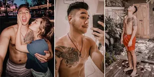 Foto-Foto Hot Krisjiana Suami Siti Badriah Saat Shirtless, Pamer Tato Hingga Chocolate Abs