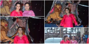 Foto-Foto Kajol Kala Merayakan Durga Puja Bareng Keluarga, Cantik