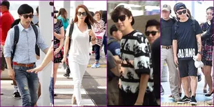 Foto-Foto Keberangkatan Running Man Dari Korea ke Indonesia