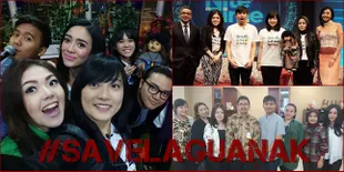 Foto-Foto Kebersamaan Geng #SaveLaguAnak, Serbu Acara Televisi!
