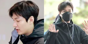 Foto-Foto Kece Lee Min Ho di Bandara Incheon Menuju Milan, Ganteng Banget Saat Lepas Masker!