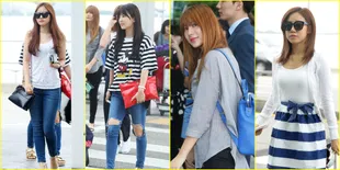 Foto-Foto Kedatangan Cantik A Pink di Jakarta Tanpa Sosok Eunji