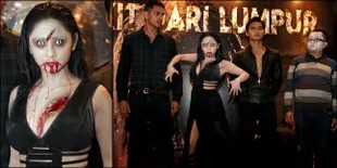 Foto-Foto Ketika Dewi Perssik Berubah Jadi Hantu - Bangkit Dari Lumpur