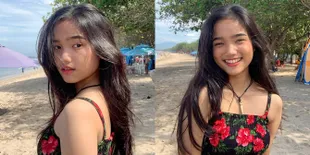 Foto-Foto Lawas Fuji Saat 'Masih Kurus', Adik Ipar Almarhum Vanessa Angel Santai di Pantai Pamer Rambut Panjang