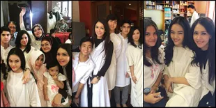 Foto-Foto Lebaran Keluarga Maia Estianty, Penuh Sosialita Cantik!